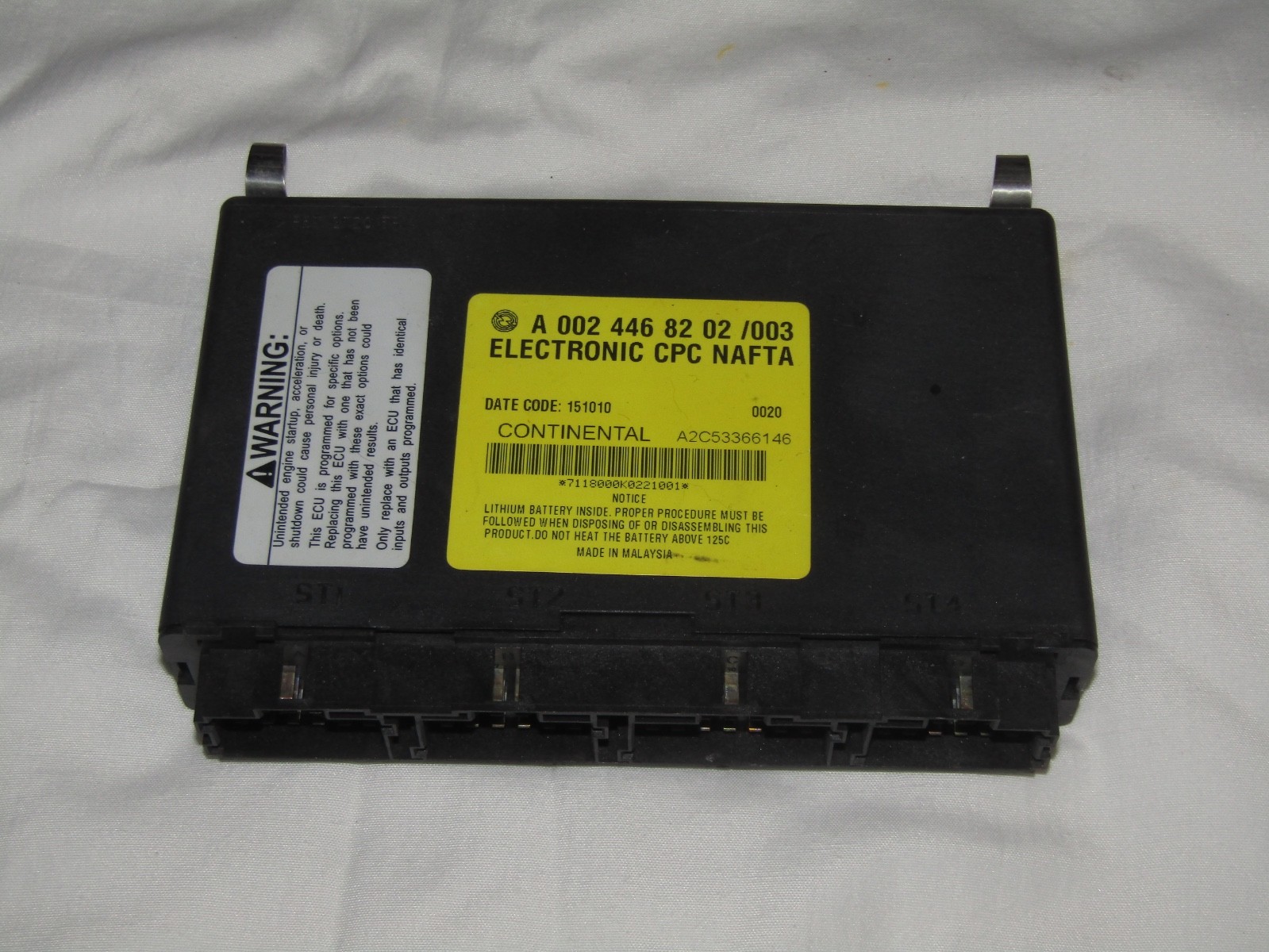 FREIGHTLINER CASCADIA CAB BODY CPC NAFTA CONTROL MODULE A 002 446 82 02 /003