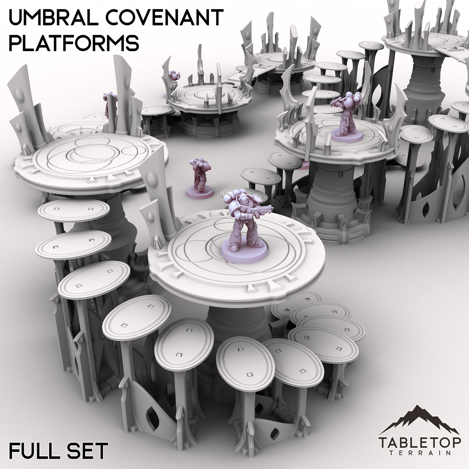 Umbral Covenant Platforms - Space Elves Grimdark Wargaming