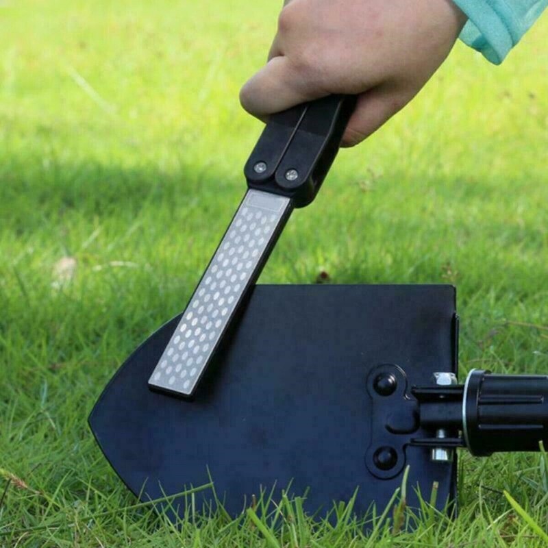 Portable Double-sided Fold Pocket Sharpener Diamond Knife Sharpening Stone Tool