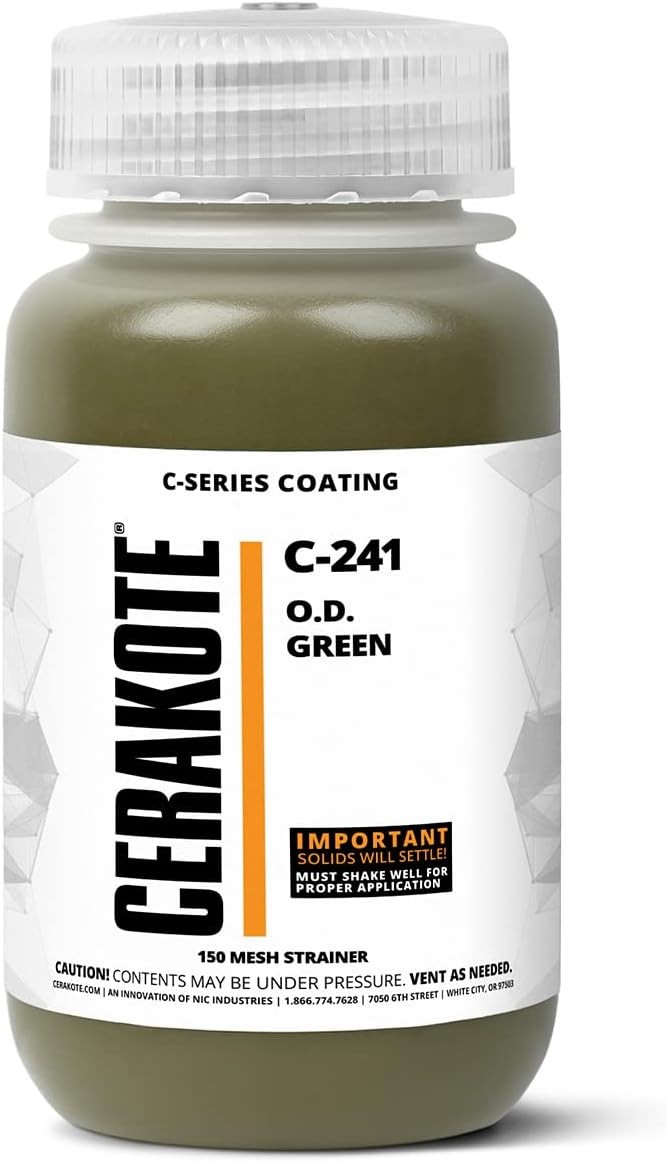 Cerakote C-Series Air Cure Ceramic Coating C-241P O.D. Green (16oz)