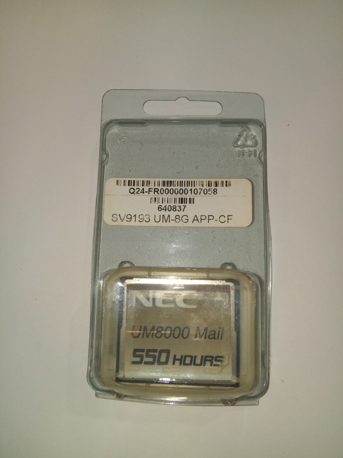 NEC UM8000 MAIL 550 HOURS 640837 Q24-FR000000107058