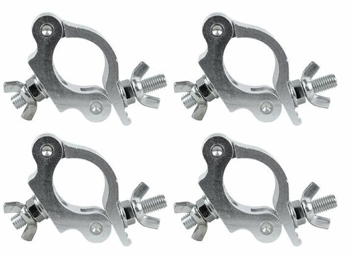 4) Chauvet DJ CLP-15N Narrow 360 Degree Lighting Clamp for 2" Truss Up To 330lb