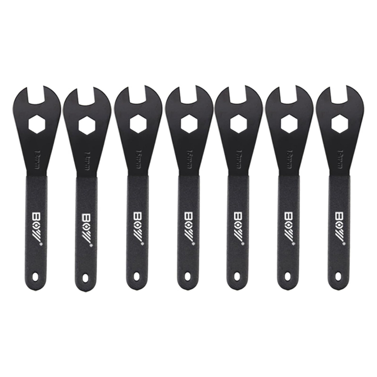 Bicycle Spanner,Bike Cone Wrench Set Tool,Wheel Hub Axle Nut Install Remover