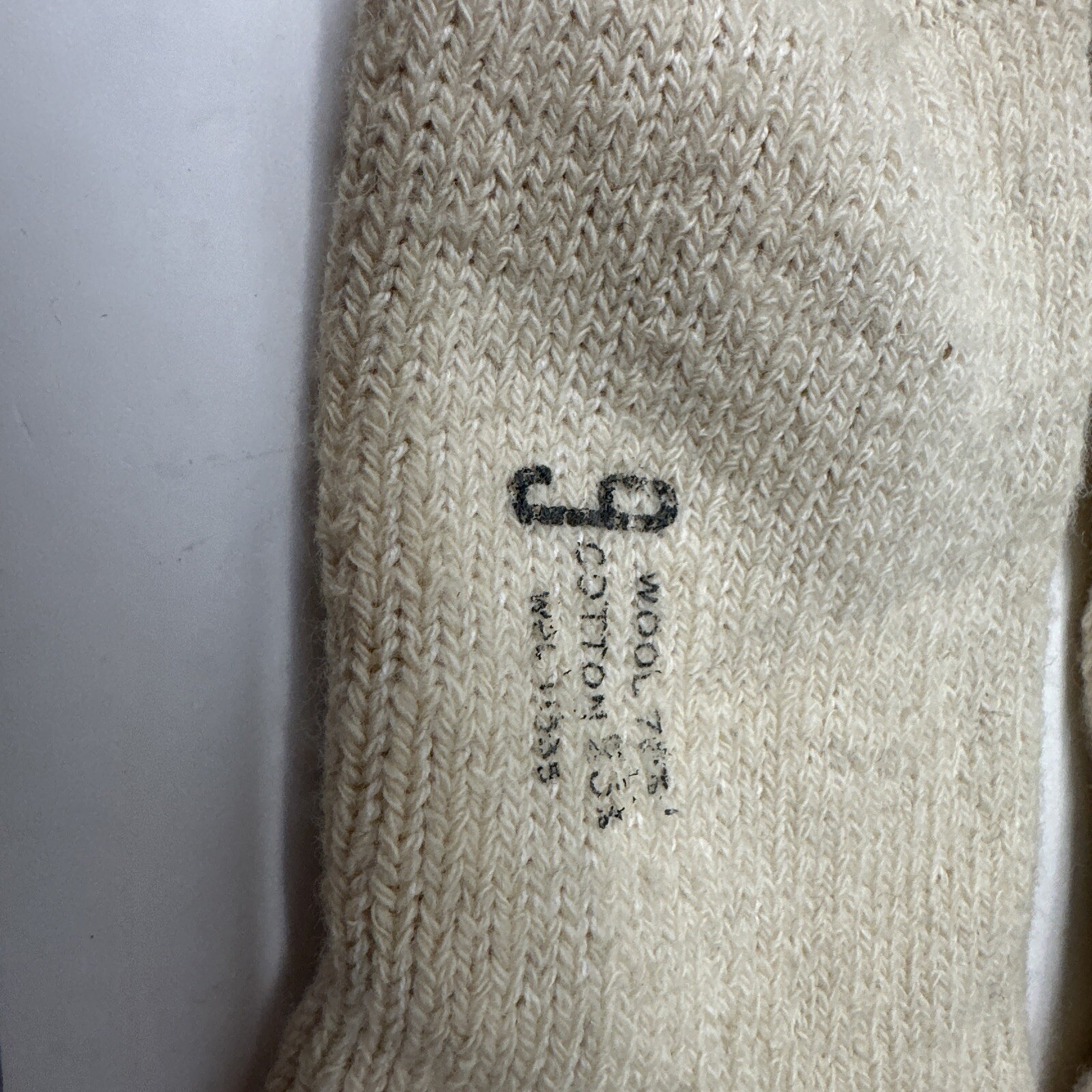 Wool Socks USGI Military DSCP Socks Size 9 NWOT
