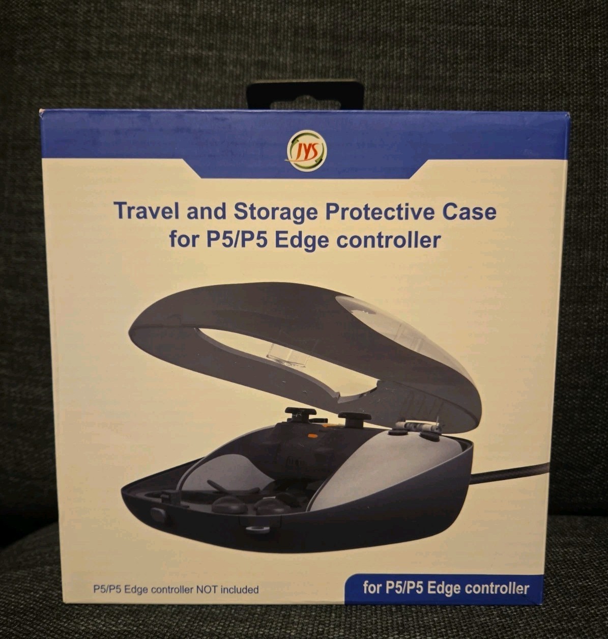 Protection Case for Playstation 5 Controller - Black See Thru. (Case Only)