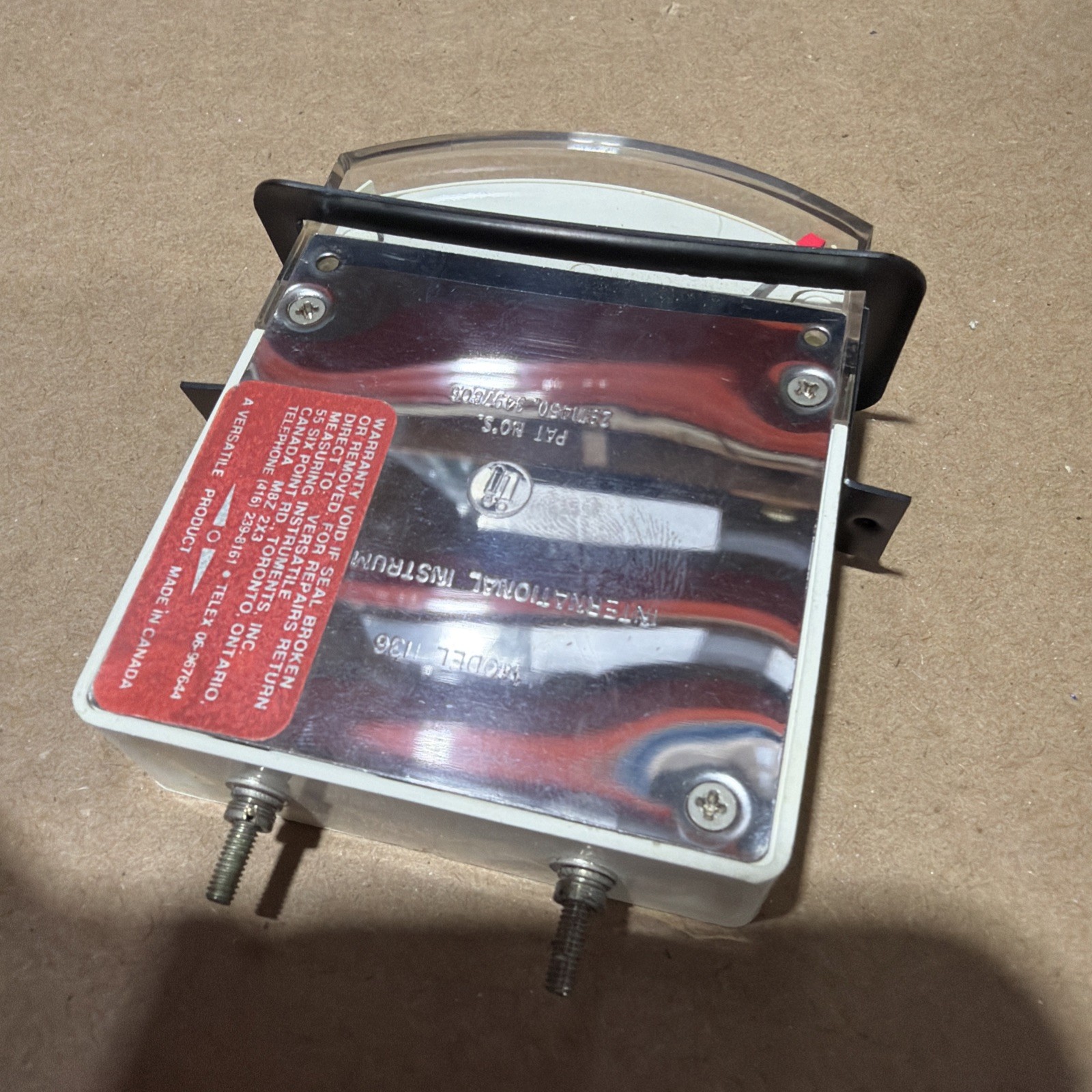 INTERNATIONAL INSTRUMENT 1136 VERTICAL METER