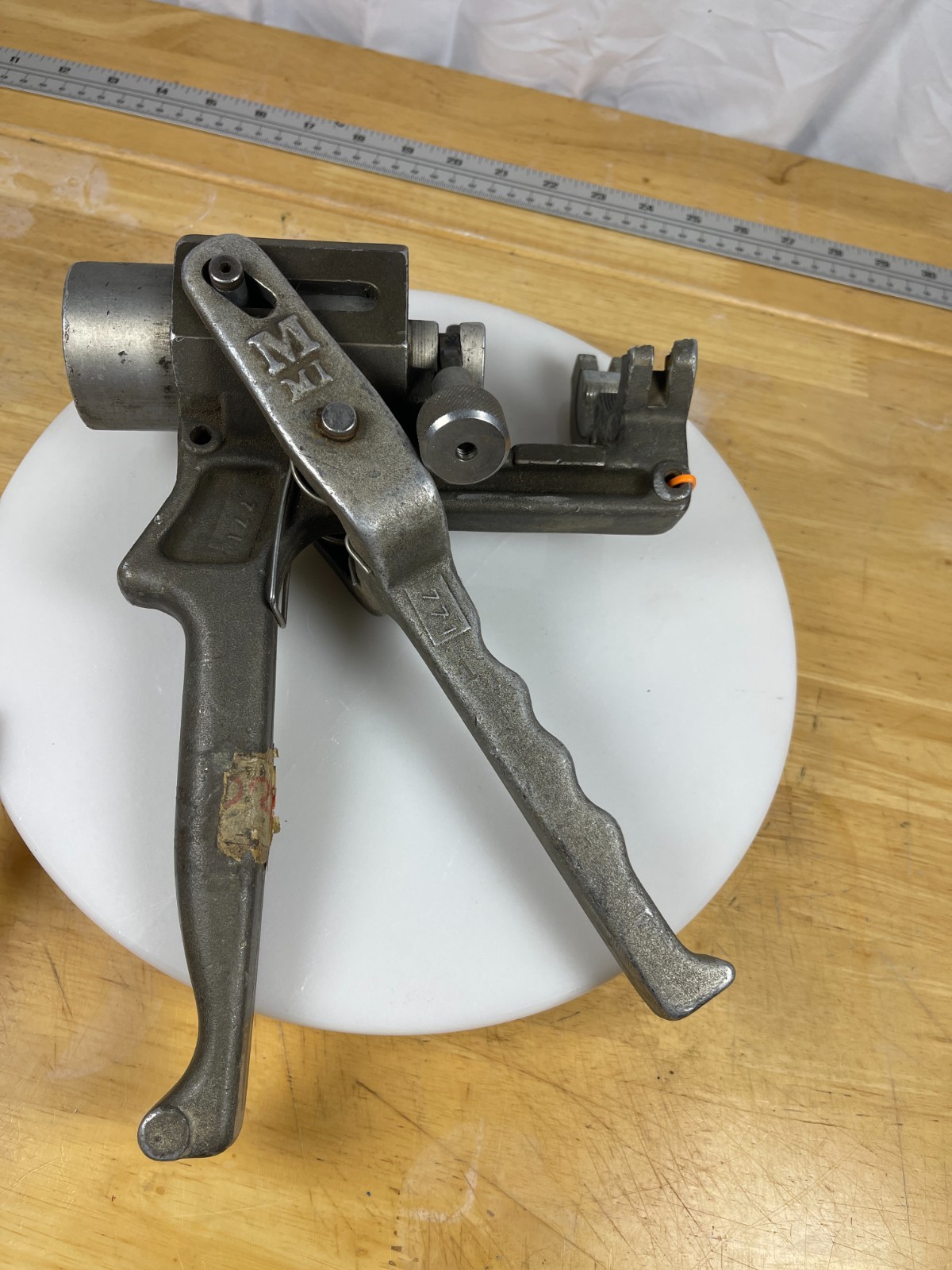 McElroy MM HDPE Pipe Fusion Alignment Clamp Tool PAT 4,975 — Damaged