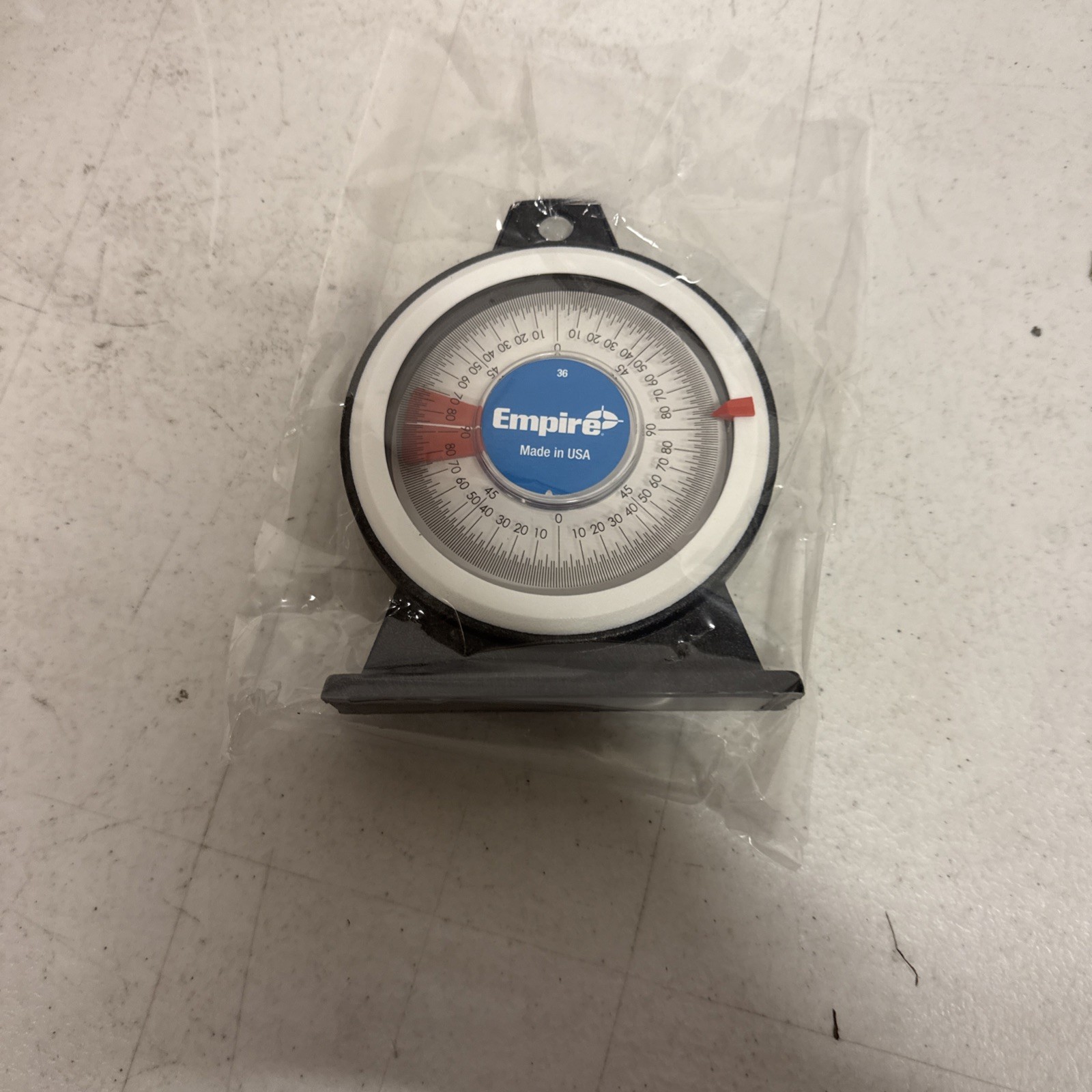 Empire Level 360� Measuring Range, Magnetic Base Dial Protractor