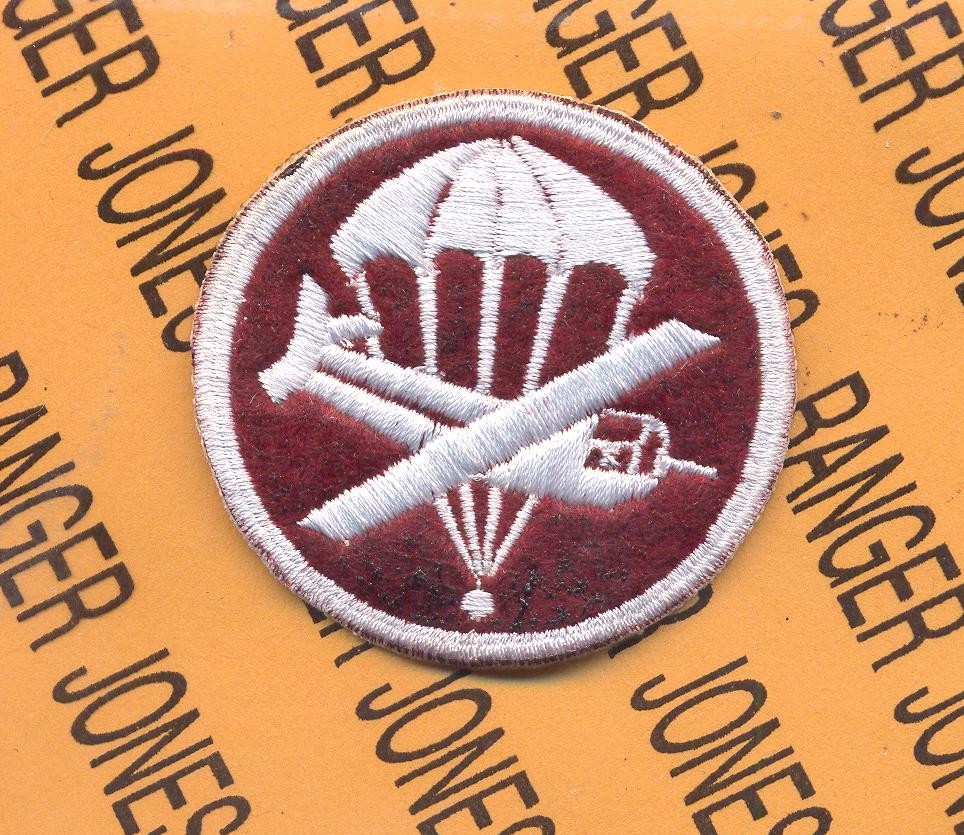 US Army Airborne Medical Parachute Glider Waco Officer Hat patch #74