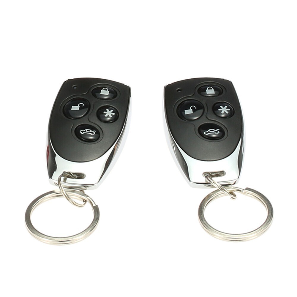 Universal Auto Car Alarm Security System 12V Keyless Entry Engine Start With Key