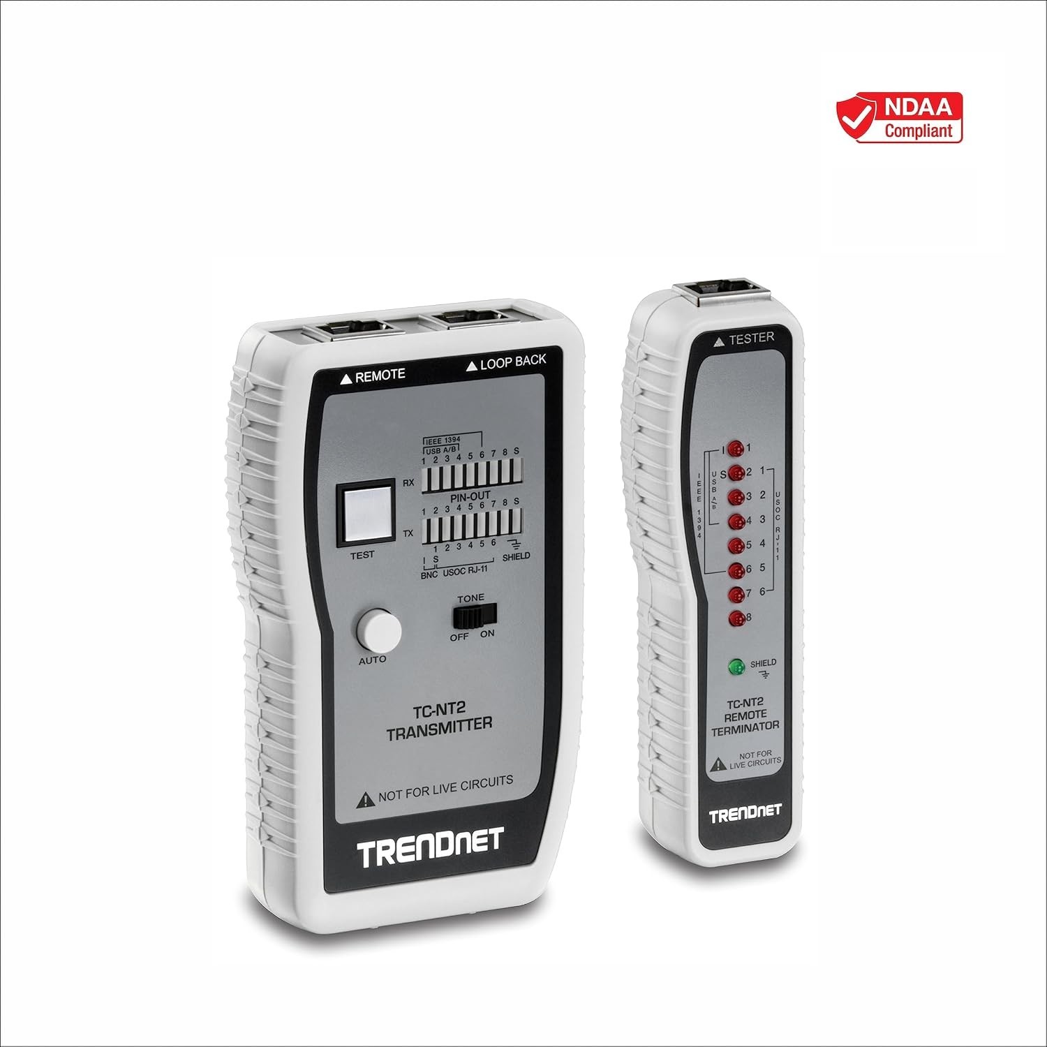 Ethernet and USB Cable Tester with Accurate Pin Configuration Testing Up to 300m