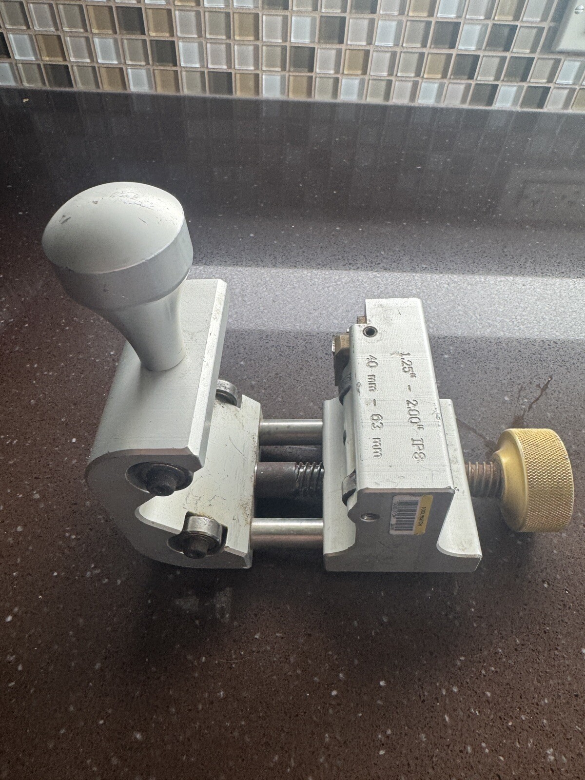 S&D Machine & Tools 1.25" - 2.00" Adjustable Electrofusion Pipe Scraper No Case