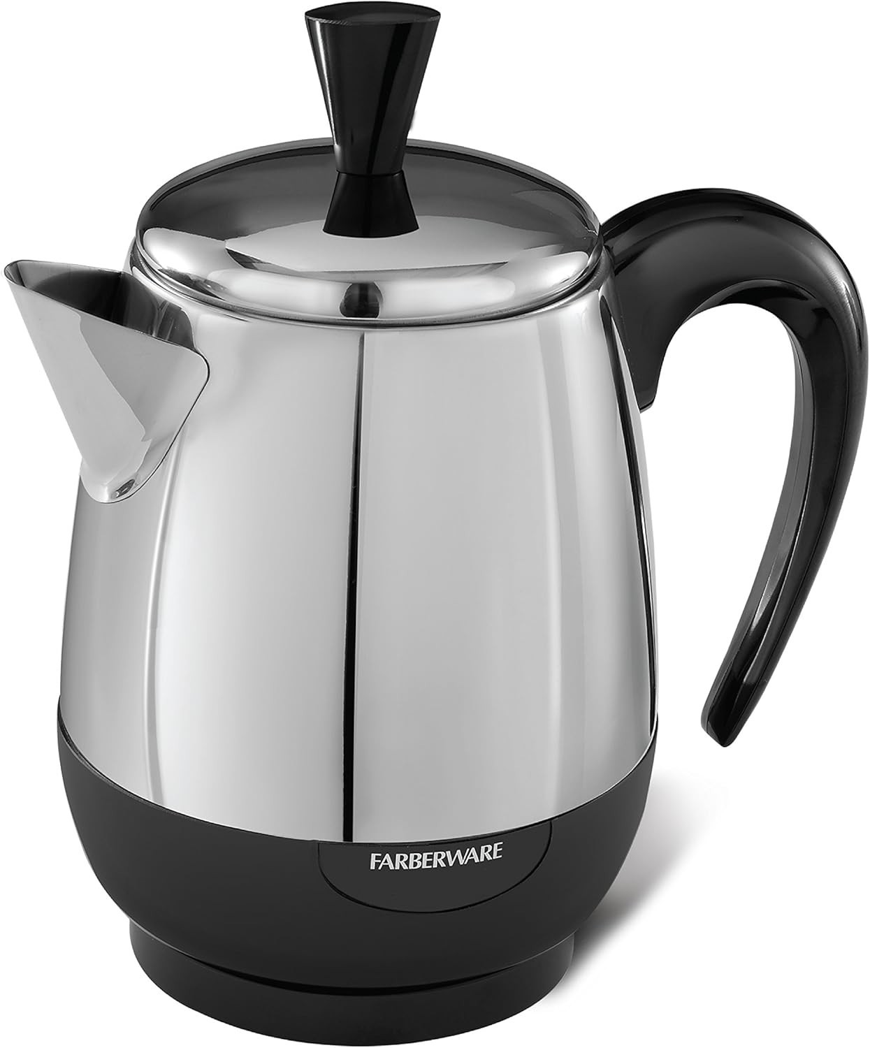 Electric Coffee Percolator FCP240 Stainless Steel Basket, Automatic Keep Warm