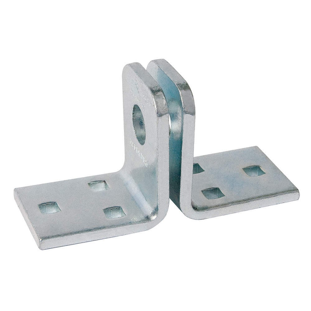 ABUS 115/100 Hasp,Fixed,Zinc Plated,PK2 14Z366