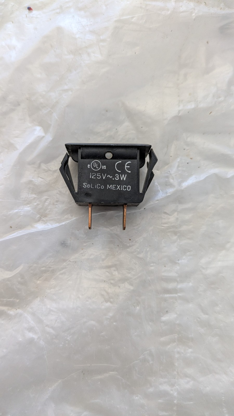 SOLICO 125V 3W WHITE INDICATOR LIGHT PANEL MOUNT
