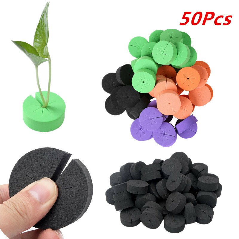 50× Gargen Clone Collar Neoprene Foam Inserts Hydroponics Cloning Plants Cloner