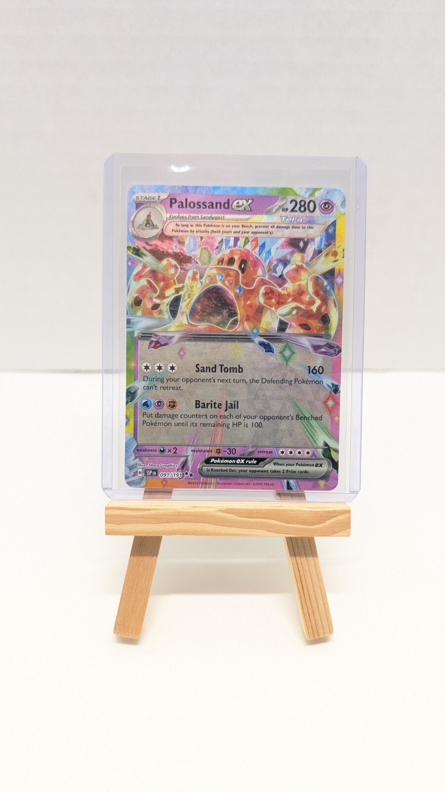 Pokémon TCG, Palossand Ex 091/191 - Surging Sparks