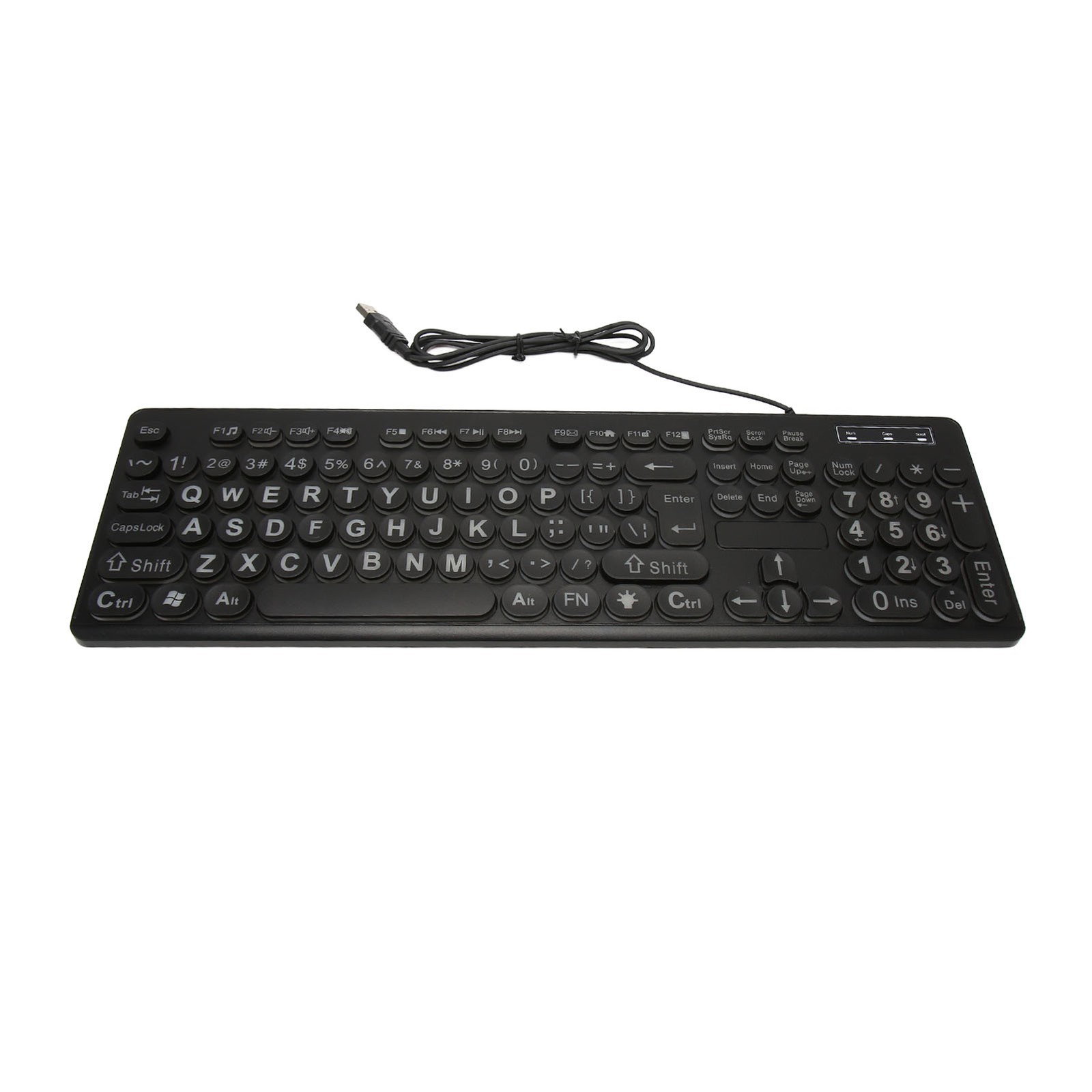 Backlit Large Print Keyboard Light Up Keyboard USB Wired Lighted GHB⭐