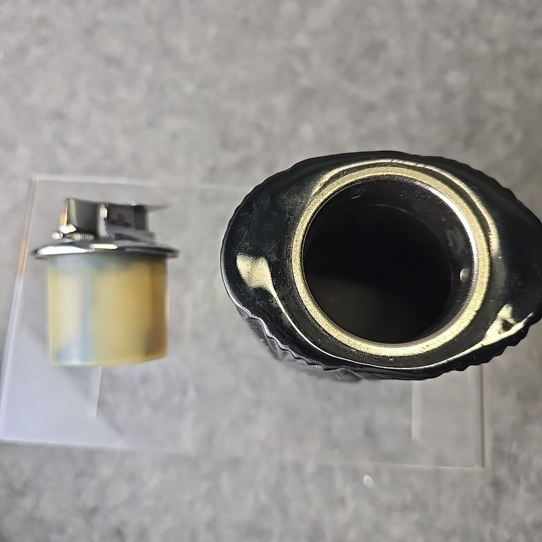 Rosenthal Porcelaine Noire Lighter and Container