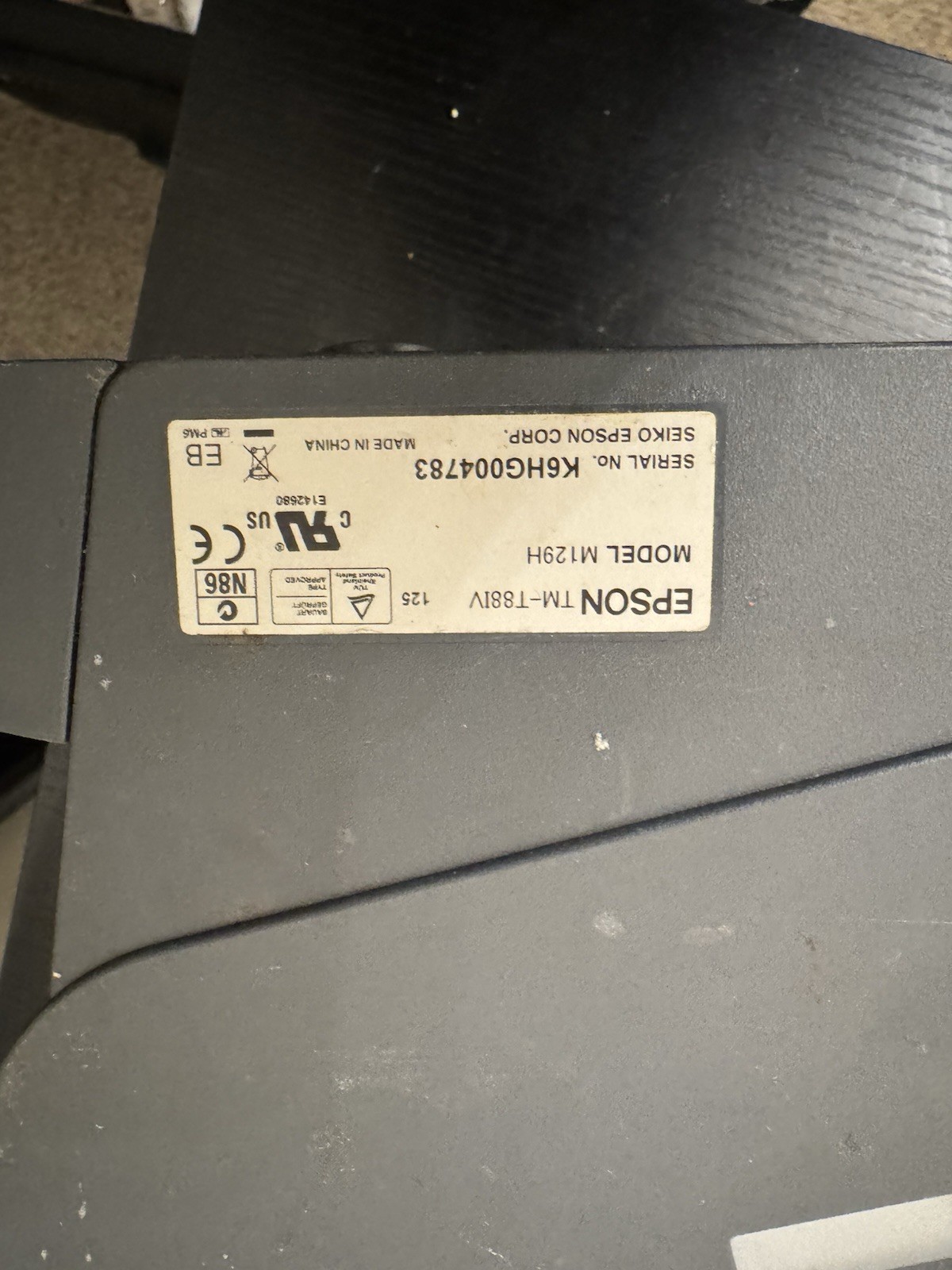 Micros Epson TM-T88V thermal receipt printer