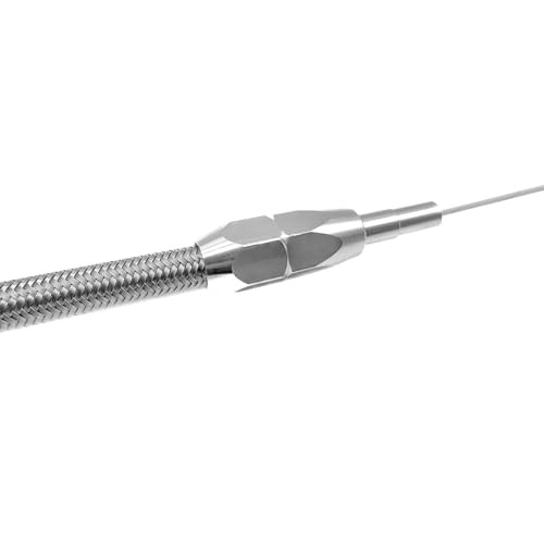 -8445 FE Compatible with Ford FE Big Block Stainless Flexible Dipstick. Silver
