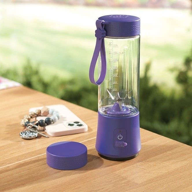 Portable blender by Princess House Purple 10404 New Liquadora Portatil Morada