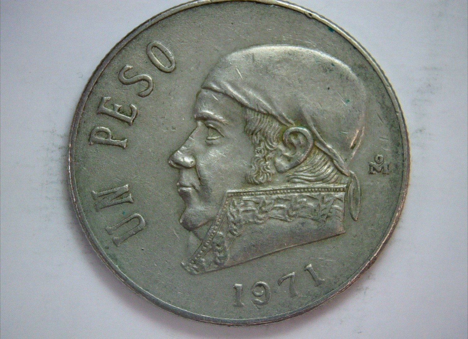 Mexico 1971 1 Peso Mexico 1 Peso (José María Morelos y Pavón / Eagle and Snake)