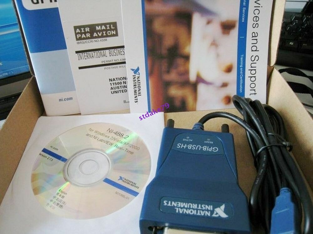 New National Instrumens NI GPIB-USB-HS Interface Adapter IEEE 488