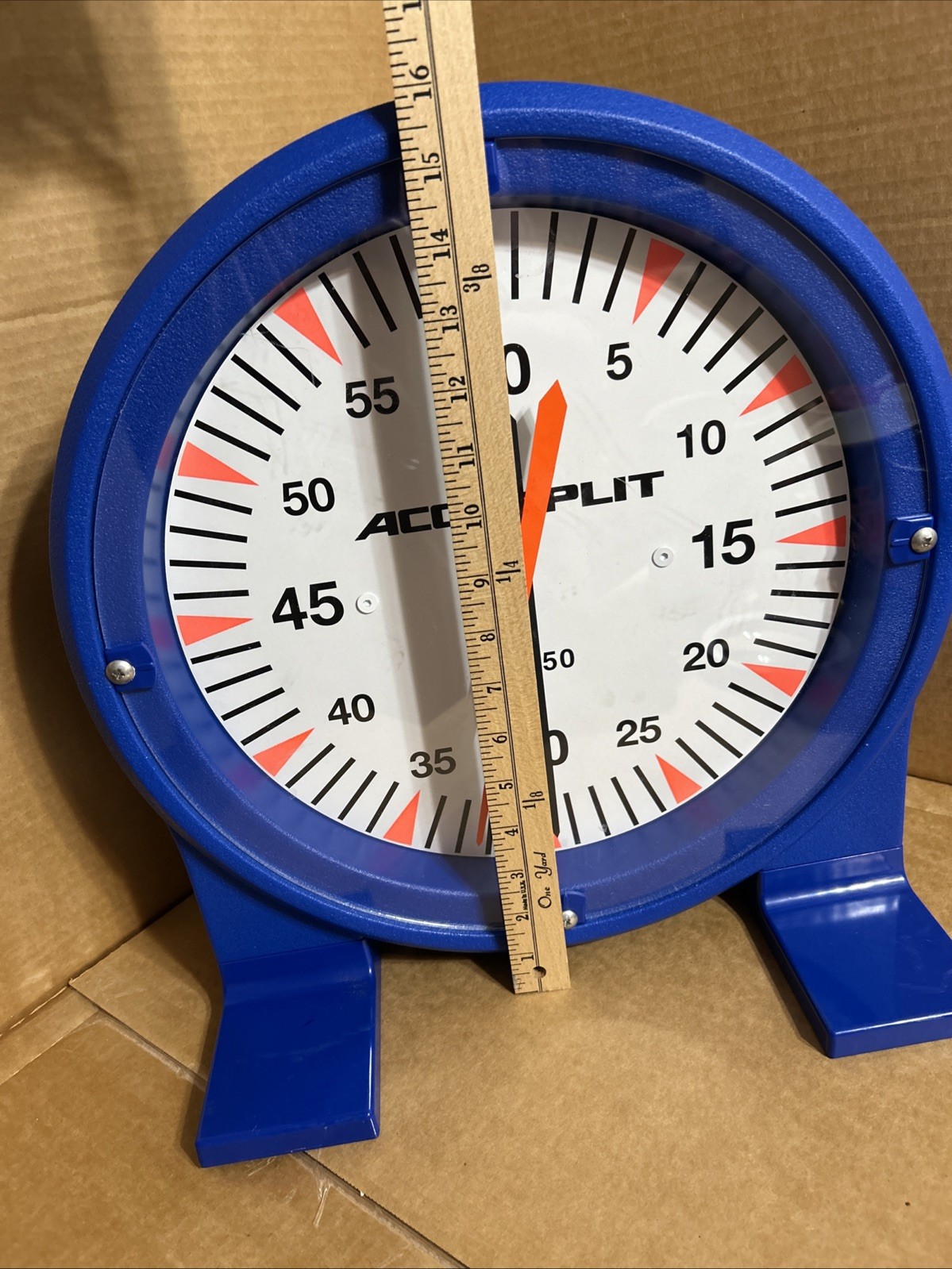 ACCUSPLIT AX850 LANE TIMER/PACE CLOCK, BLUE, 15-INCH