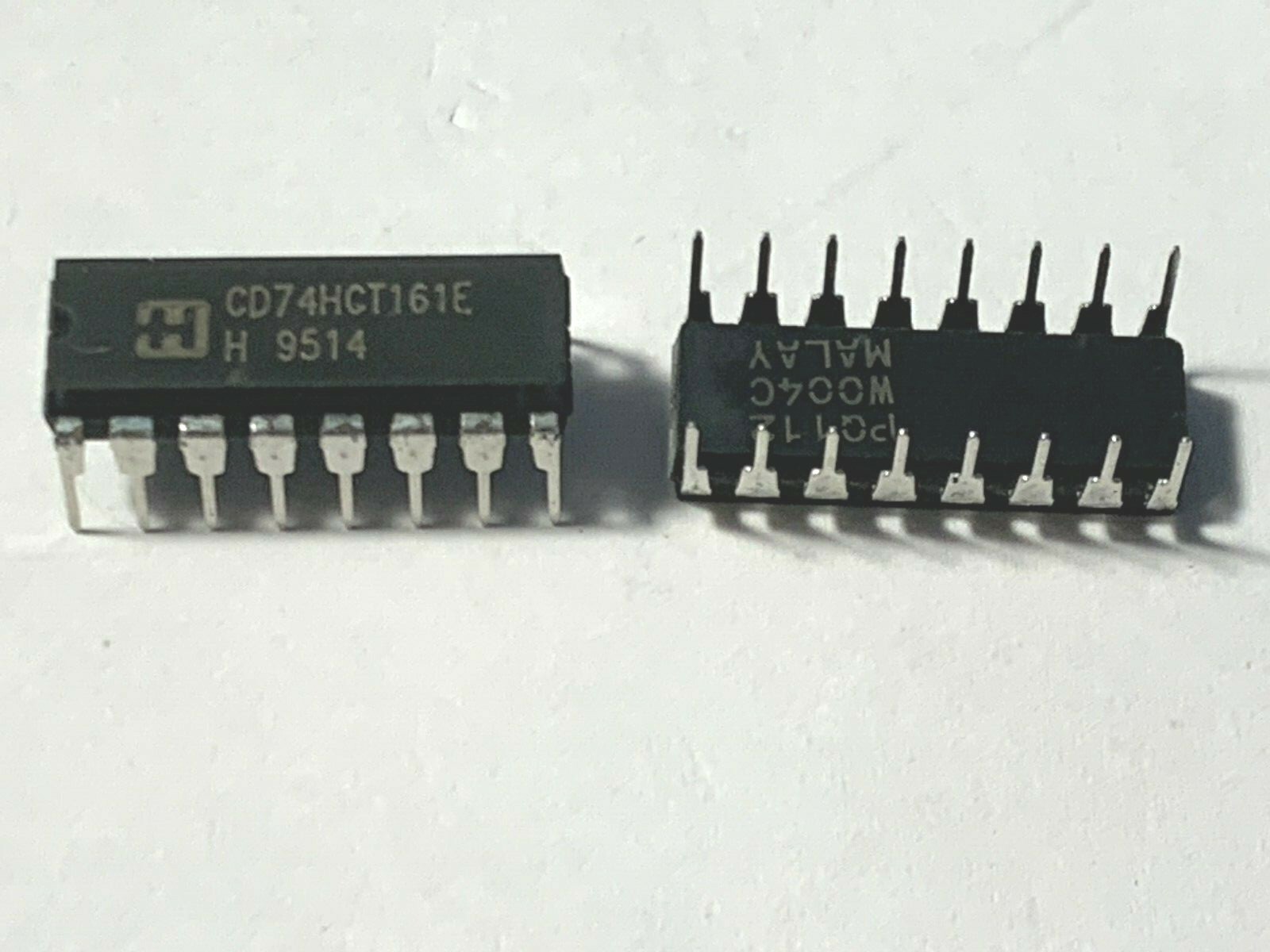 CD74HCT161E- HARRIS IC - CMOS Counter Single 4-Bit Sync Binary - DIP-16.