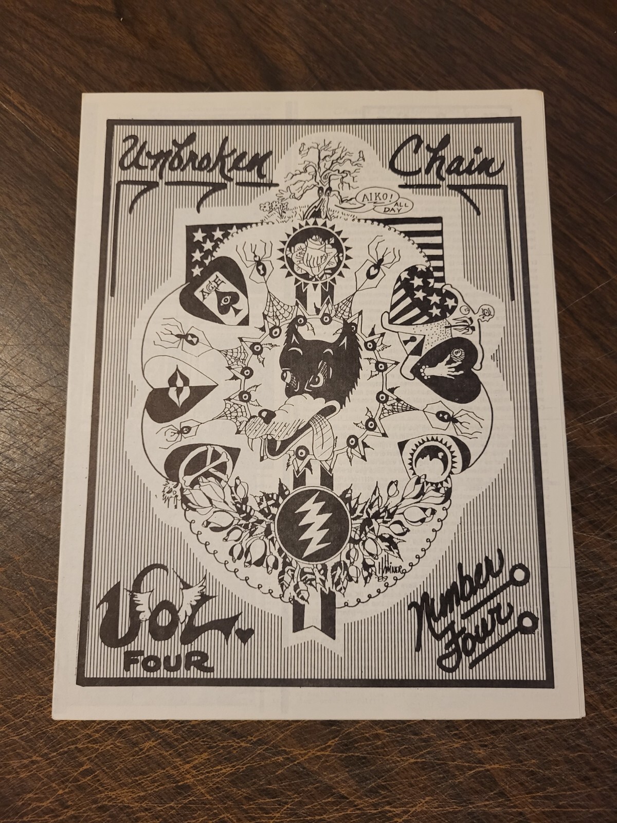 Unbroken Chain Vol. 4 No. 4 - Grateful Dead Fanzine (1989)