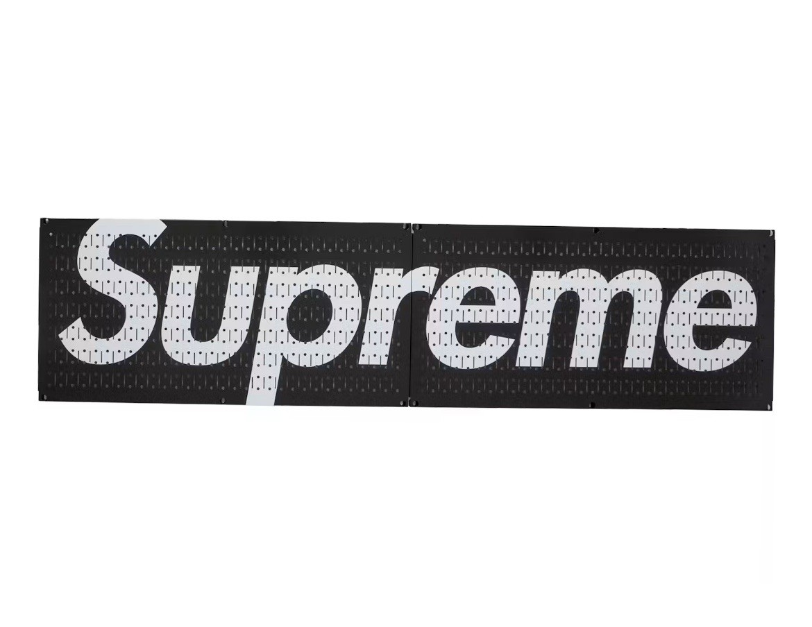 Supreme/Wall Control Pegboard Panel Black (Set of 2)