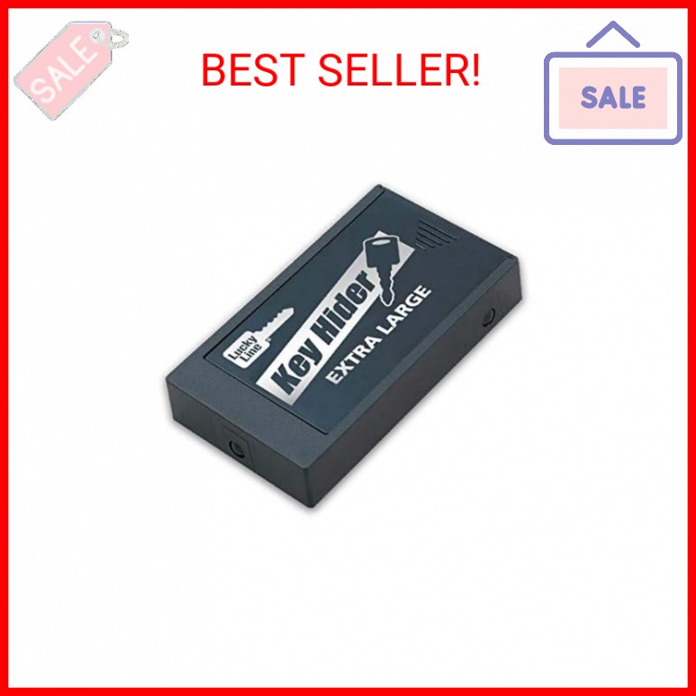 Lucky Line Extra Large Magnetic Key hider Case Key Holder for Large Keys (91201)