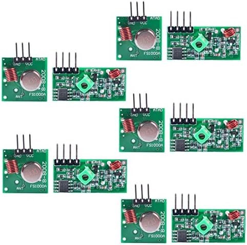 5 Sets 433M Transmitter + Receiver Kit High Frequency Super Regenerative Transce