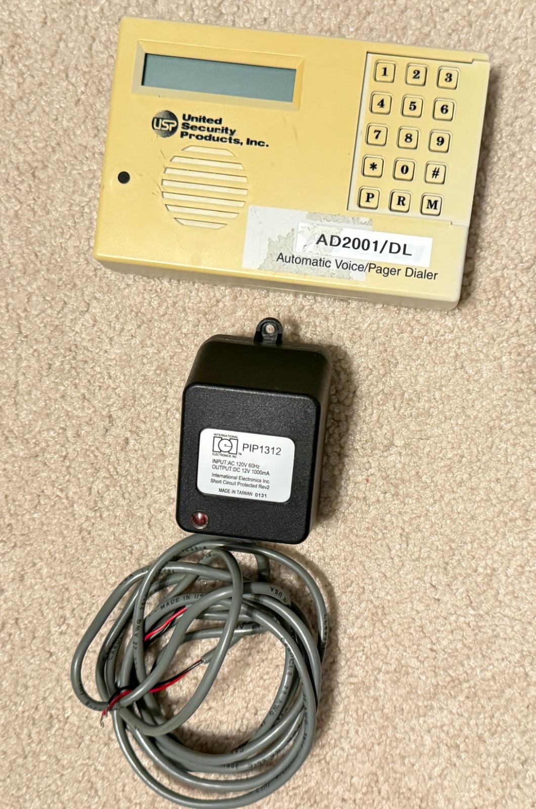 United Security Products AD-2001 DL