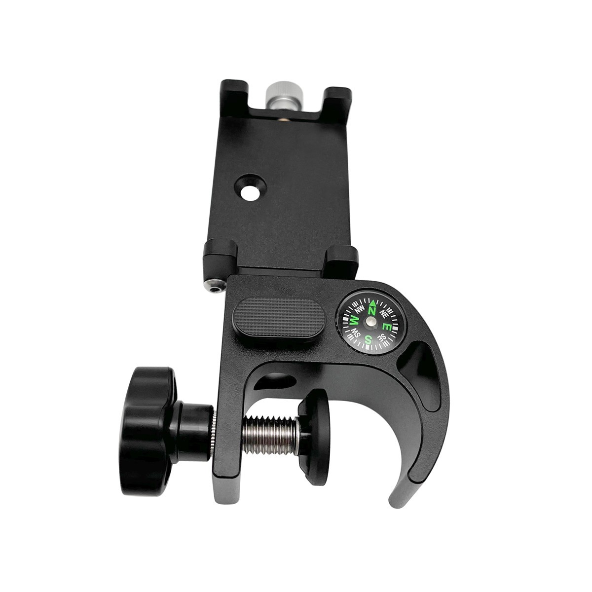 Upgraded Pole Clamp & Compass Holder Bracket Cradle For Phone Data Collector GPS