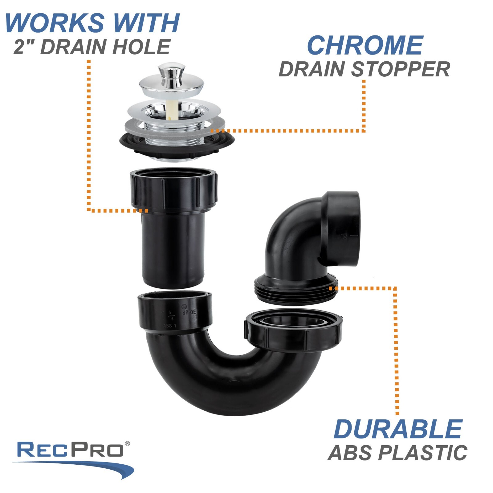LaSalle Bristol 652010LP Shower Drain/Trap Pack