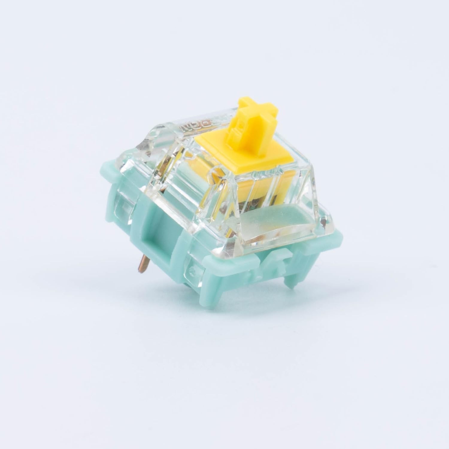 35 PCS Goldenrod Yellow Keyboard Switches Linear RGB LED Prelubed MX Switch