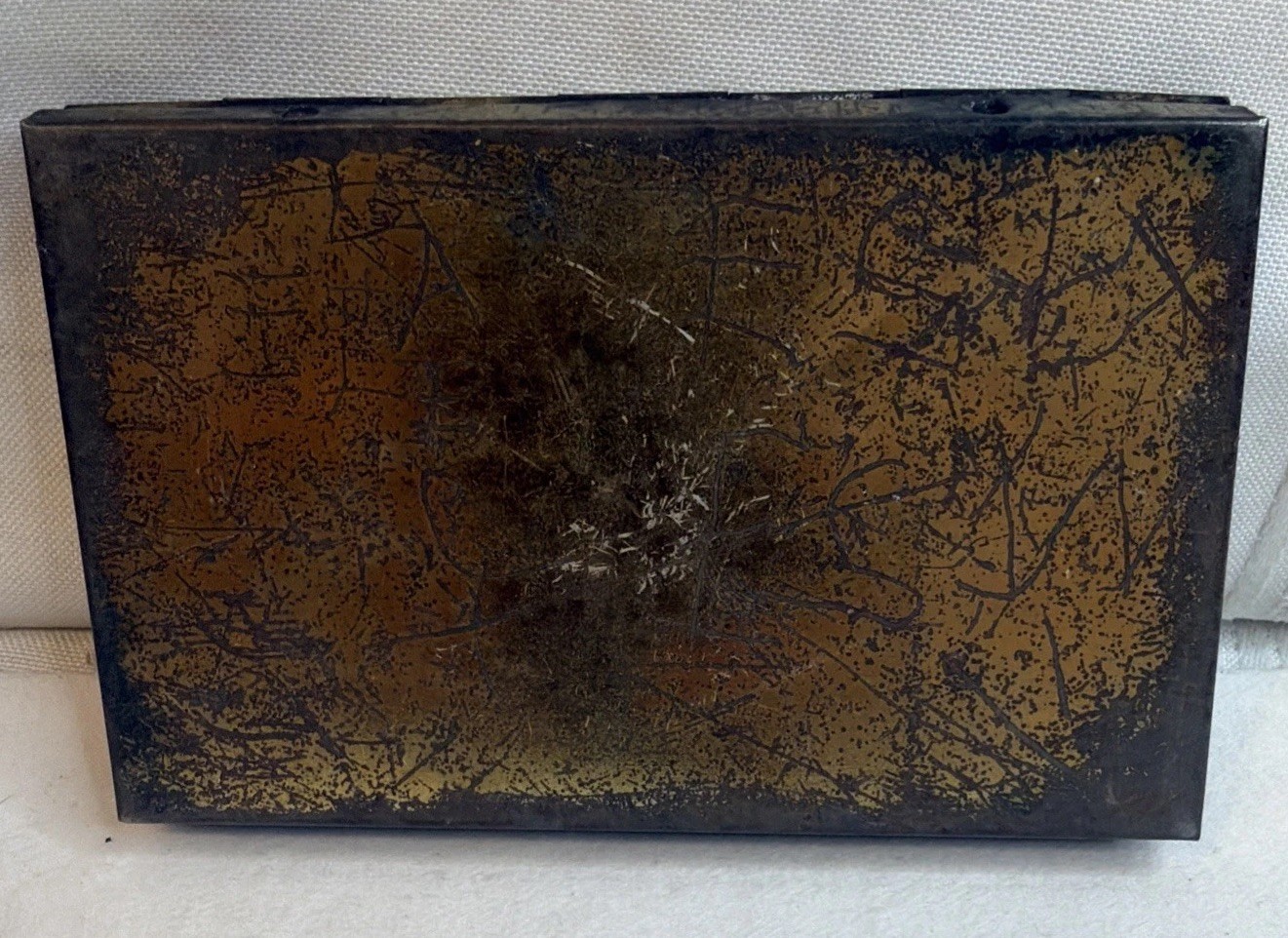 1910 Antique Excelsior Self-Inking Stamp Pad