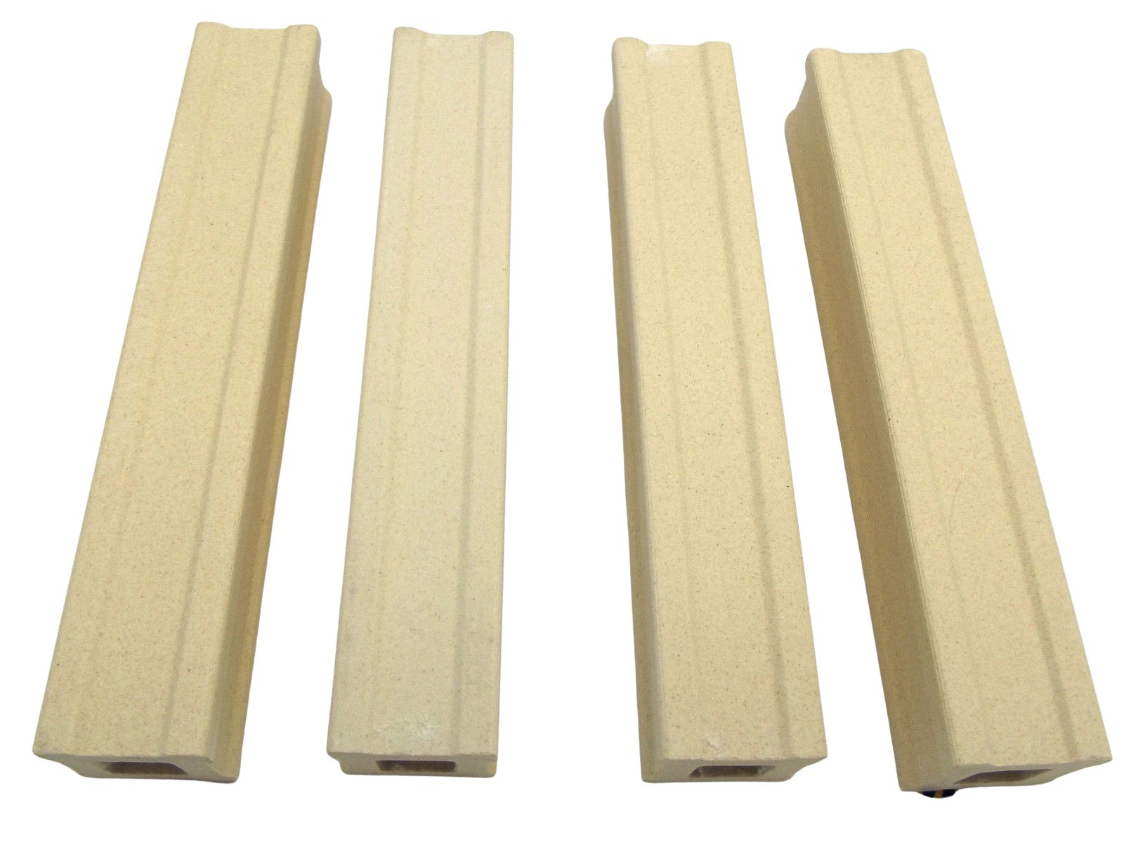 Kiln Posts 6 X 1 in Set of FOUR Fusing Furniture Slump Durable Ceramic Reusable