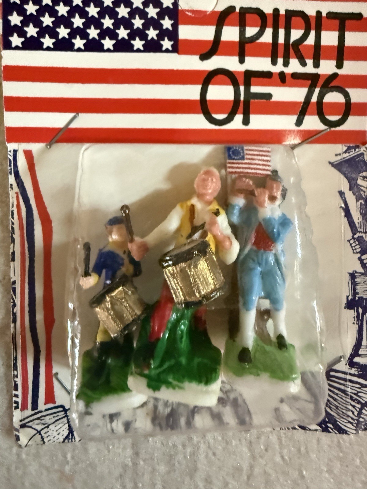 Vintage Spirit of 76' Patriot Band Miniatures Hand Painted