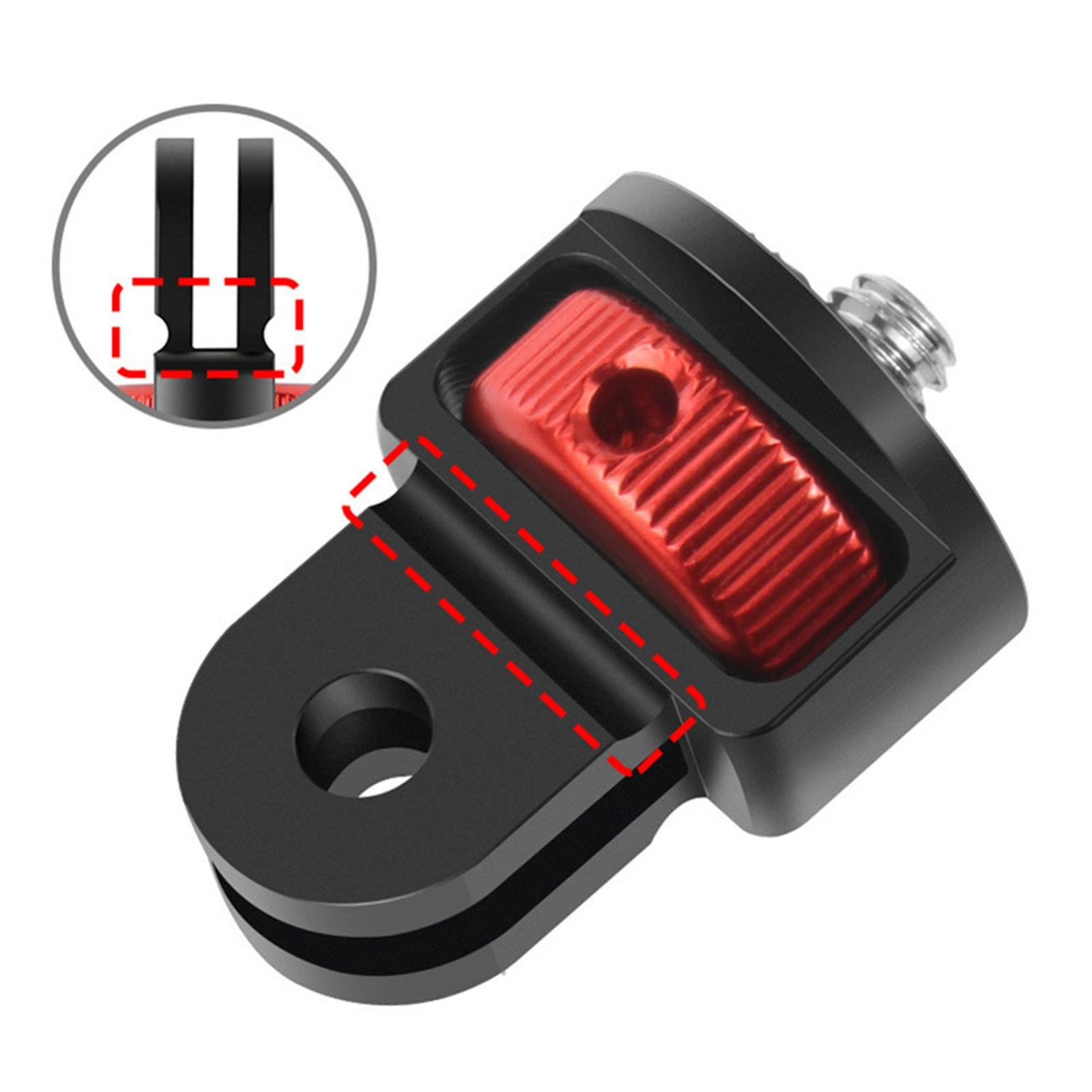 Universal 360°Rotating 1/4 Thread Aluminum Camera Adapter Tripod Mount Converter