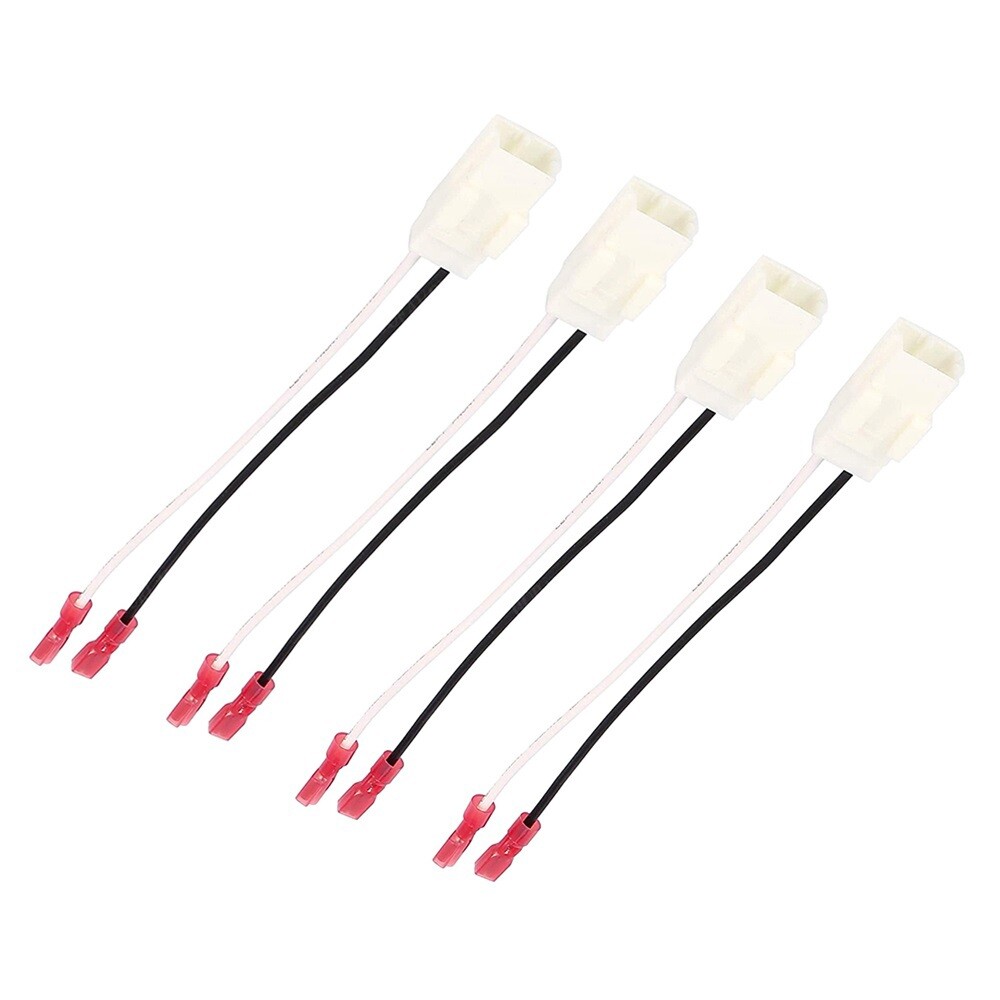 4 Pcs Car 72-6514 Door Speaker Wire Harness Plug Adaptor For Dodge Journey Jeep