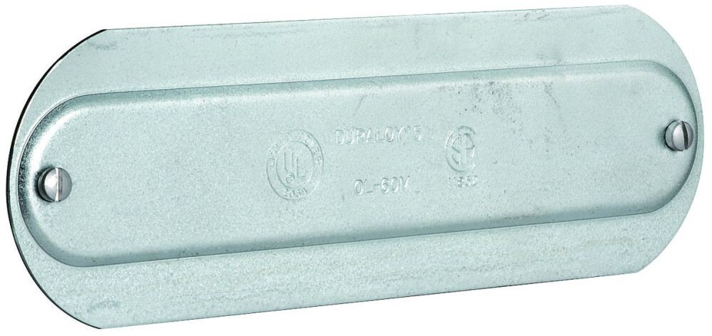 Killark OL-30, Conduit Body Cover, 1In Stamped Aluminum Cover, 1 PC