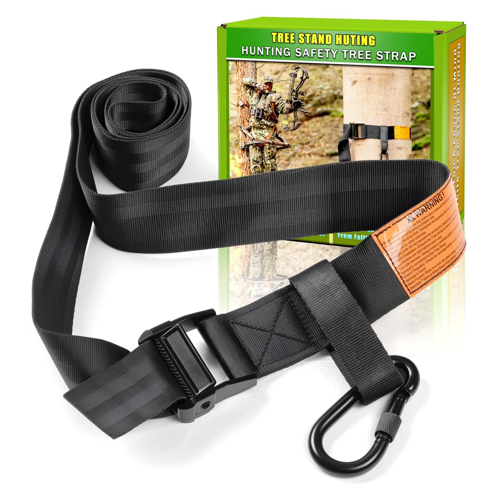 Seaperk Tree Strap - Hunting Safety Harness, Stand - Make Black