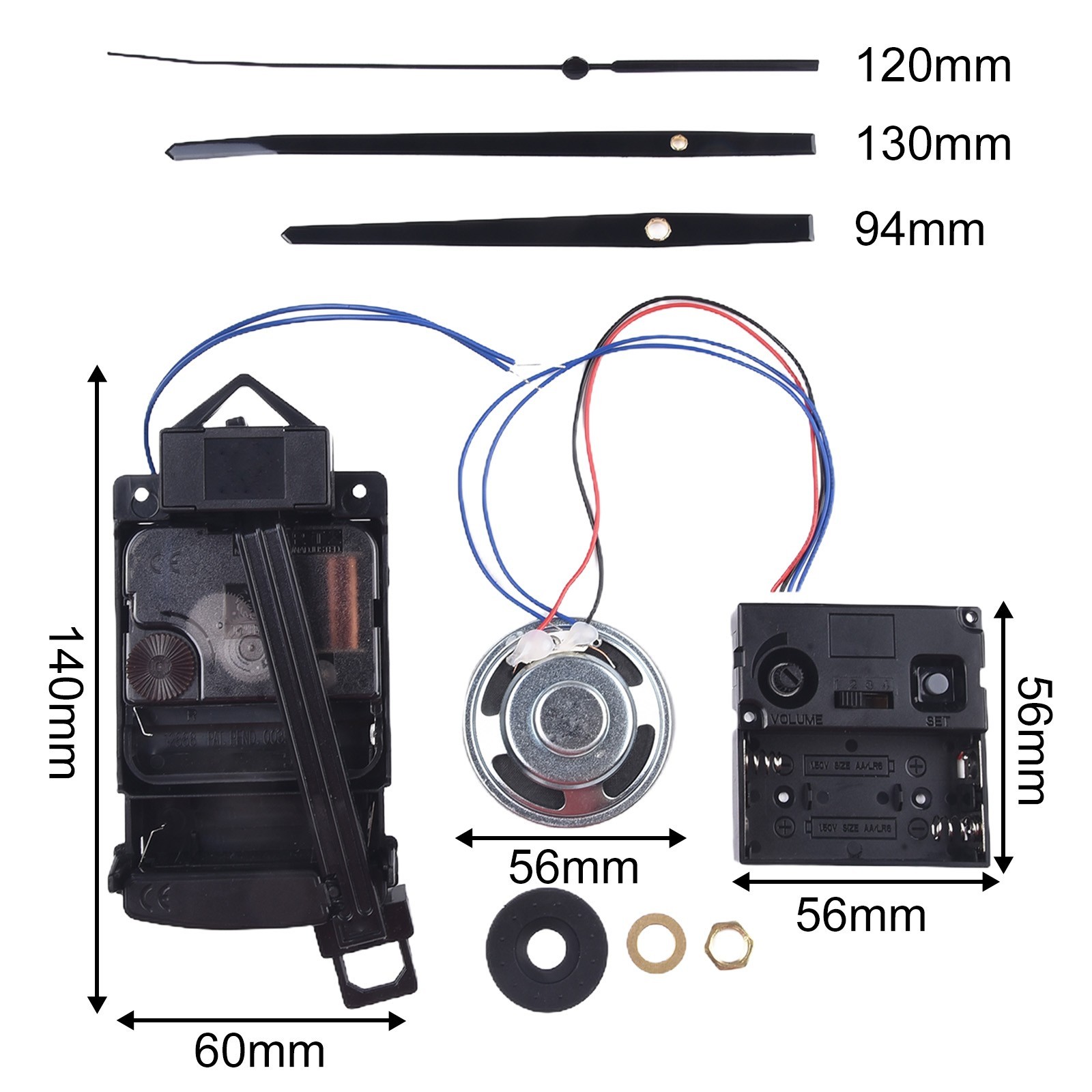 Replace Your Clock's Movement with Quartz Pendulum Clock Movement Music Box