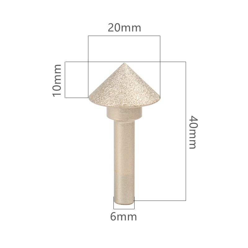 20-60mm Countersink Drill Bit Diamond Sand Grinding Bit 90 Degree Tool For Tile