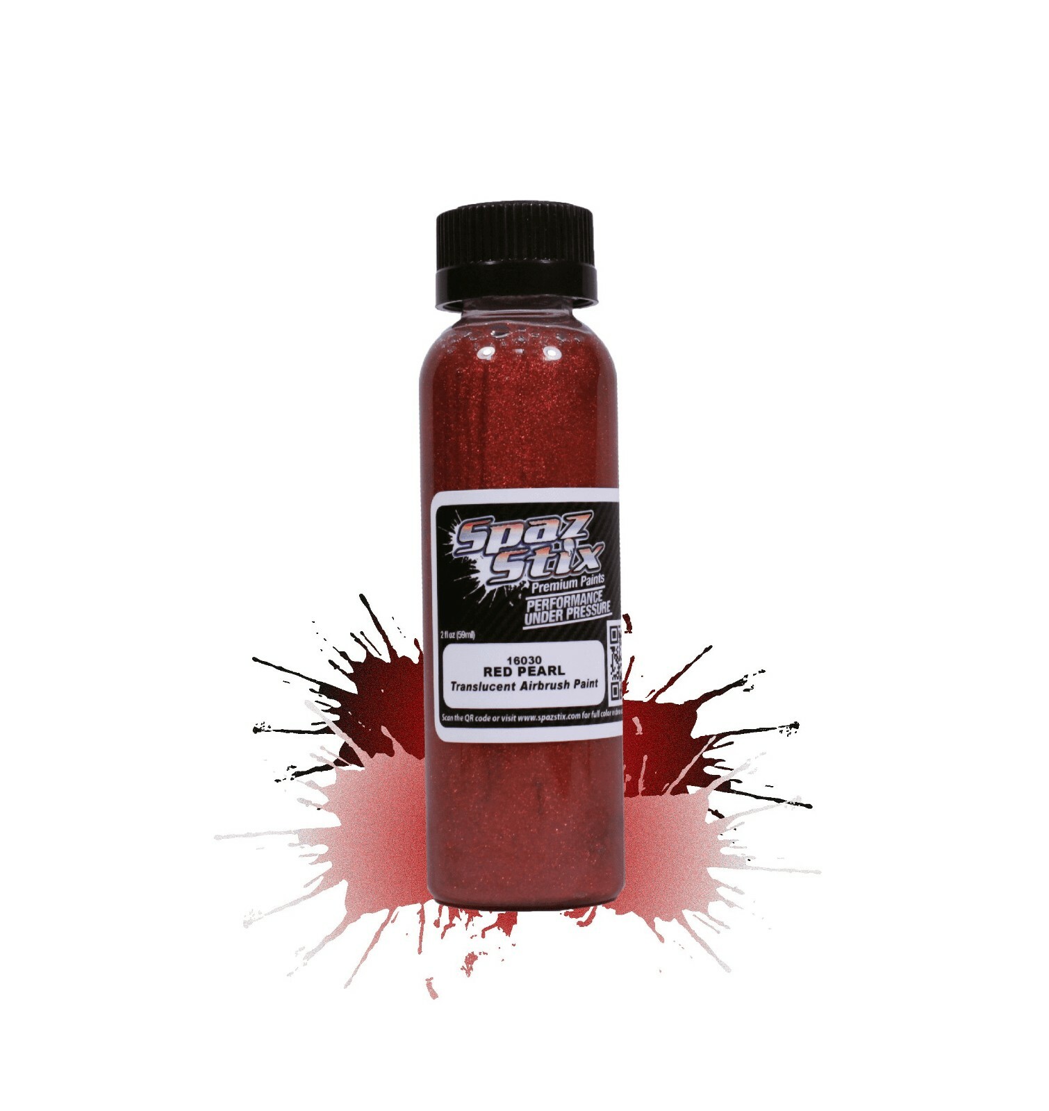 Spaz Stix 16030 Red Pearl Airbrush Paint 2oz