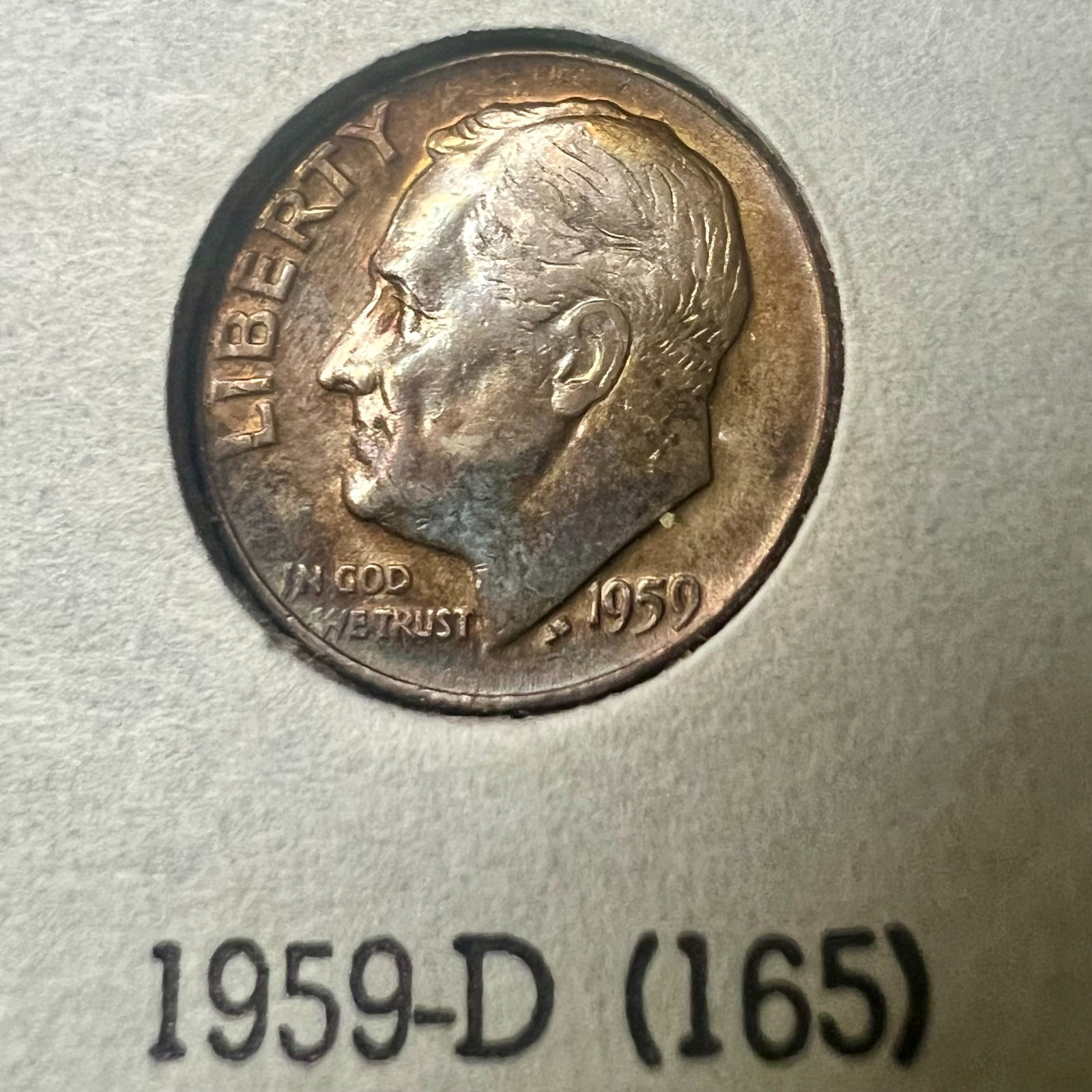 Roosevelt Dimes Set 1946-2004: 48 Silver Coins Total plus 79 Clads, Some Toned