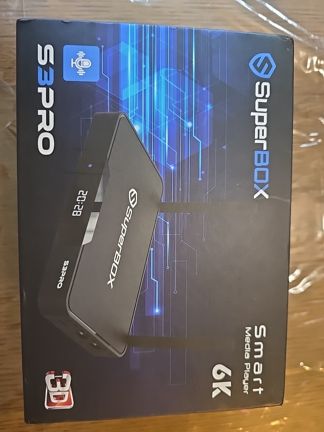 SuperBox S3 Pro Smart Media Player Dual Band Wi-Fi 2.4GHZ/5GHZ, 6K Ultra HD